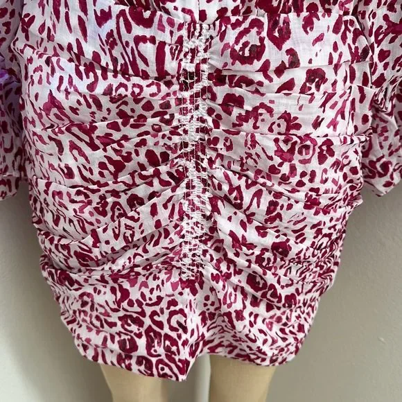 IRO Gira Dress Pink/White Size 40 - Picture 7 of 13